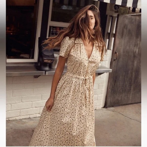 Christy Dawn Dresses & Skirts - Christy Dawn The Original Dawn Dress. Rare! Butter vine print.